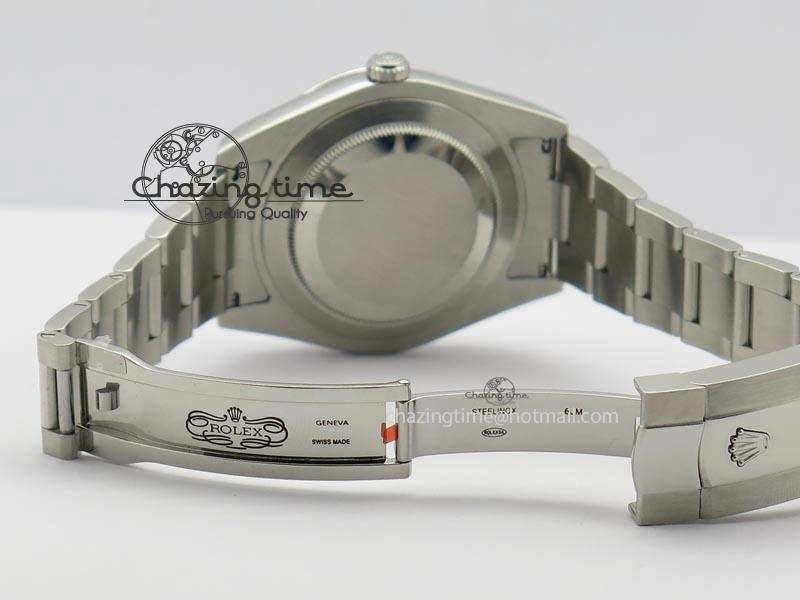 Datejust II 116334 SS 41mm Sliver Gray Dial Sticks Markers On SS Bracelet A3136