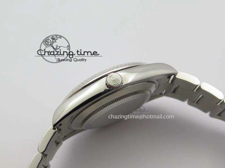 Datejust II 116334 SS 41mm White Dial Sticks Markers On SS Bracelet A3136