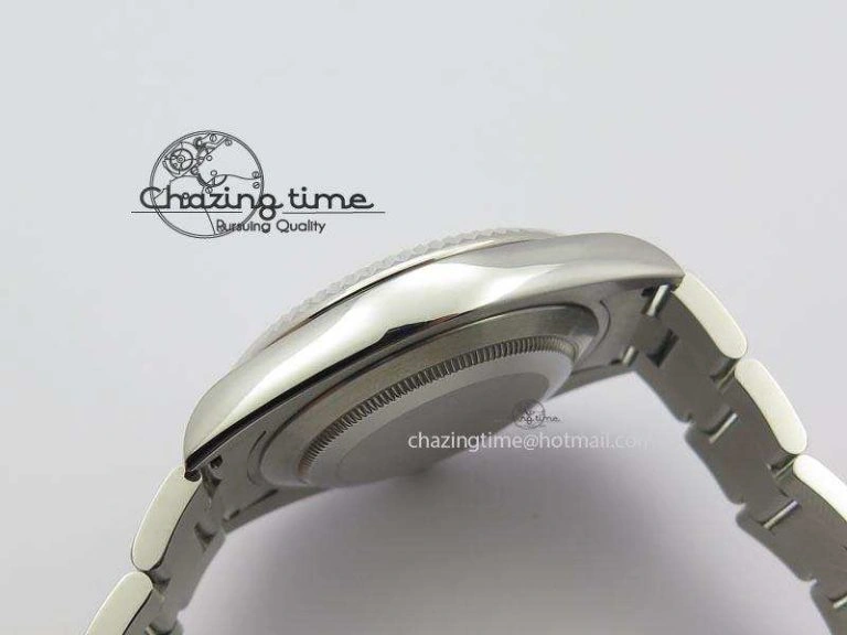 Datejust II 116334 SS 41mm White Dial Sticks Markers On SS Bracelet A3136