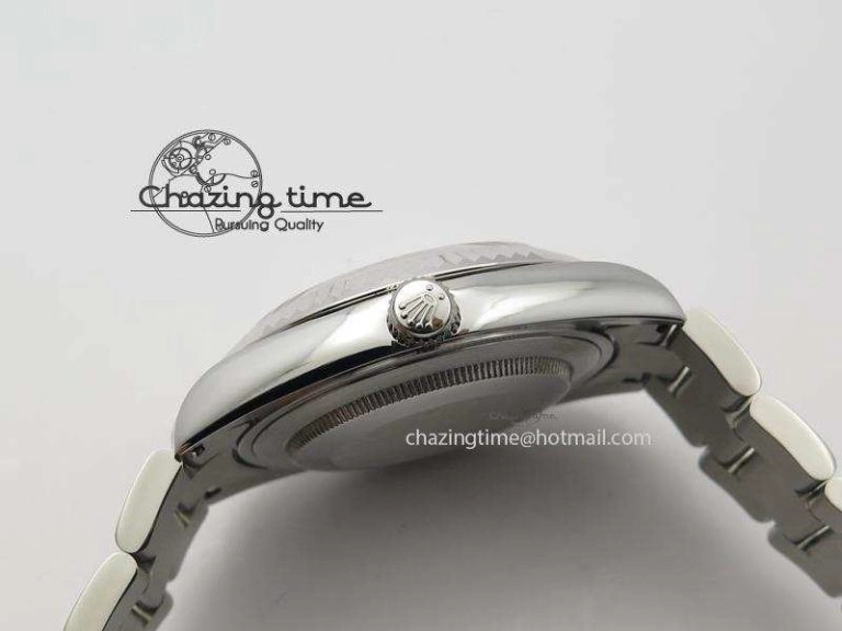 Datejust II Silver Dial Blue Numeral On SS Bracelet 41MM A2836