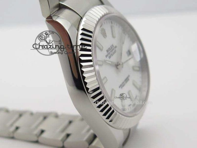 Datejust II White Dial On SS Bracelet 40MM A2836