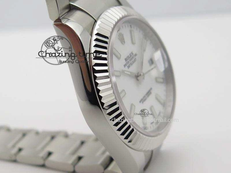 Datejust II White Dial On SS Bracelet 40MM A2836