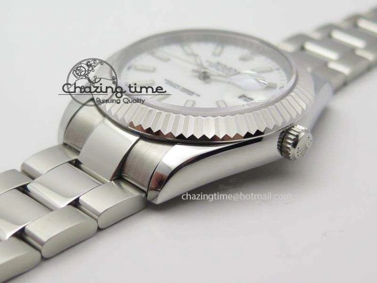 Datejust II White Dial On SS Bracelet 40MM A2836