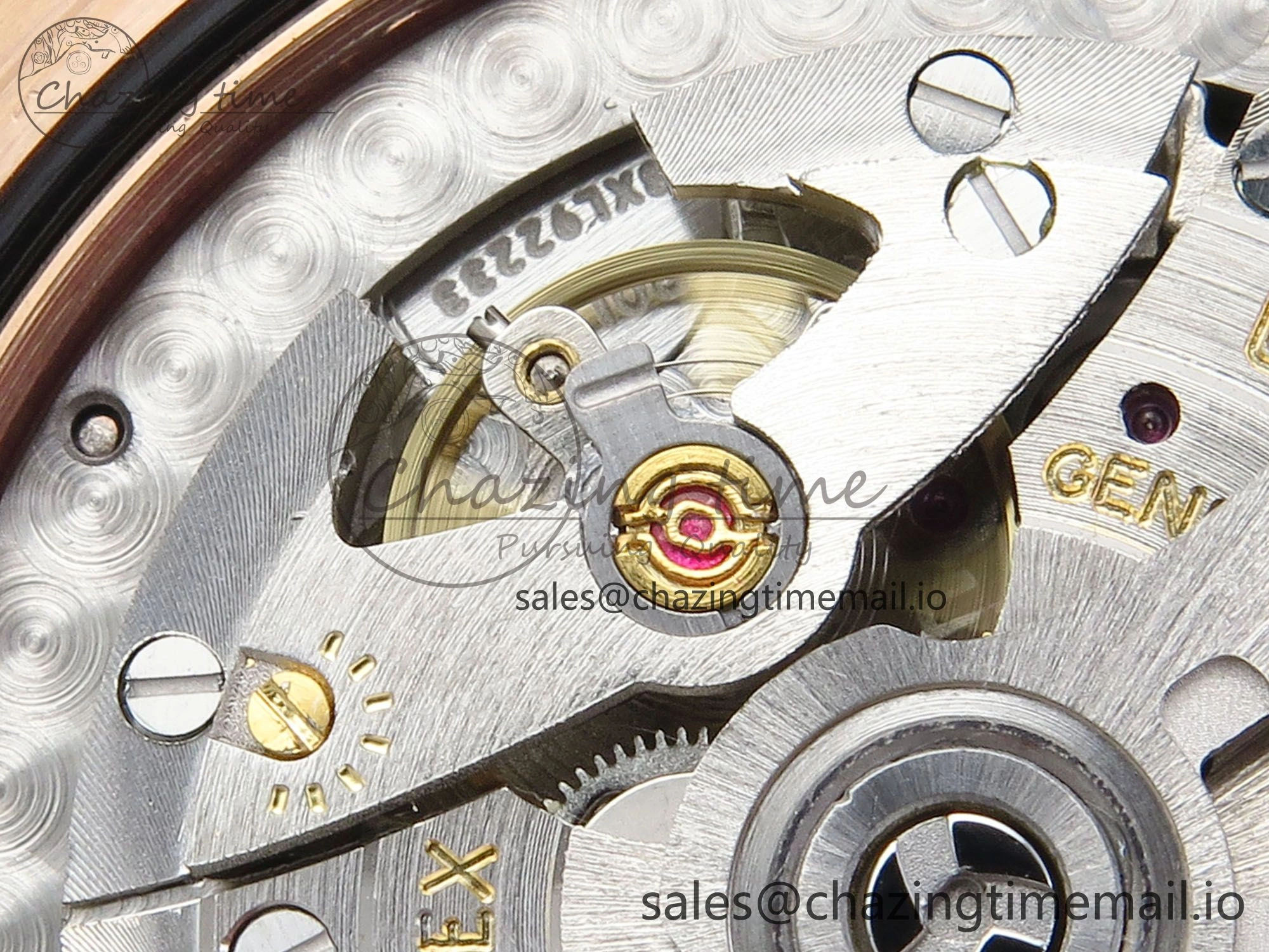 Day Date 128235 36mm RG KF 1:1 Best Edition Brown Roman Dial On President Bracelet A2836 (Gain Weight)