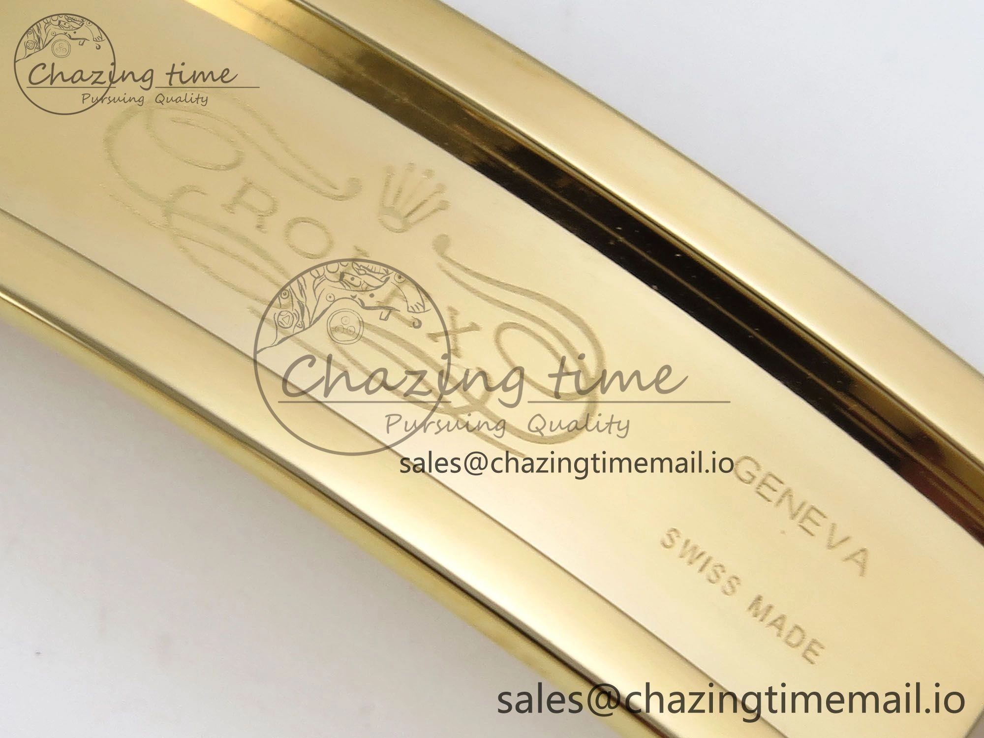 Day Date 128238 36mm YG KF 1:1 Best Edition Gold Dial Stick Marker On President Bracelet A2836 (Gain Weight)