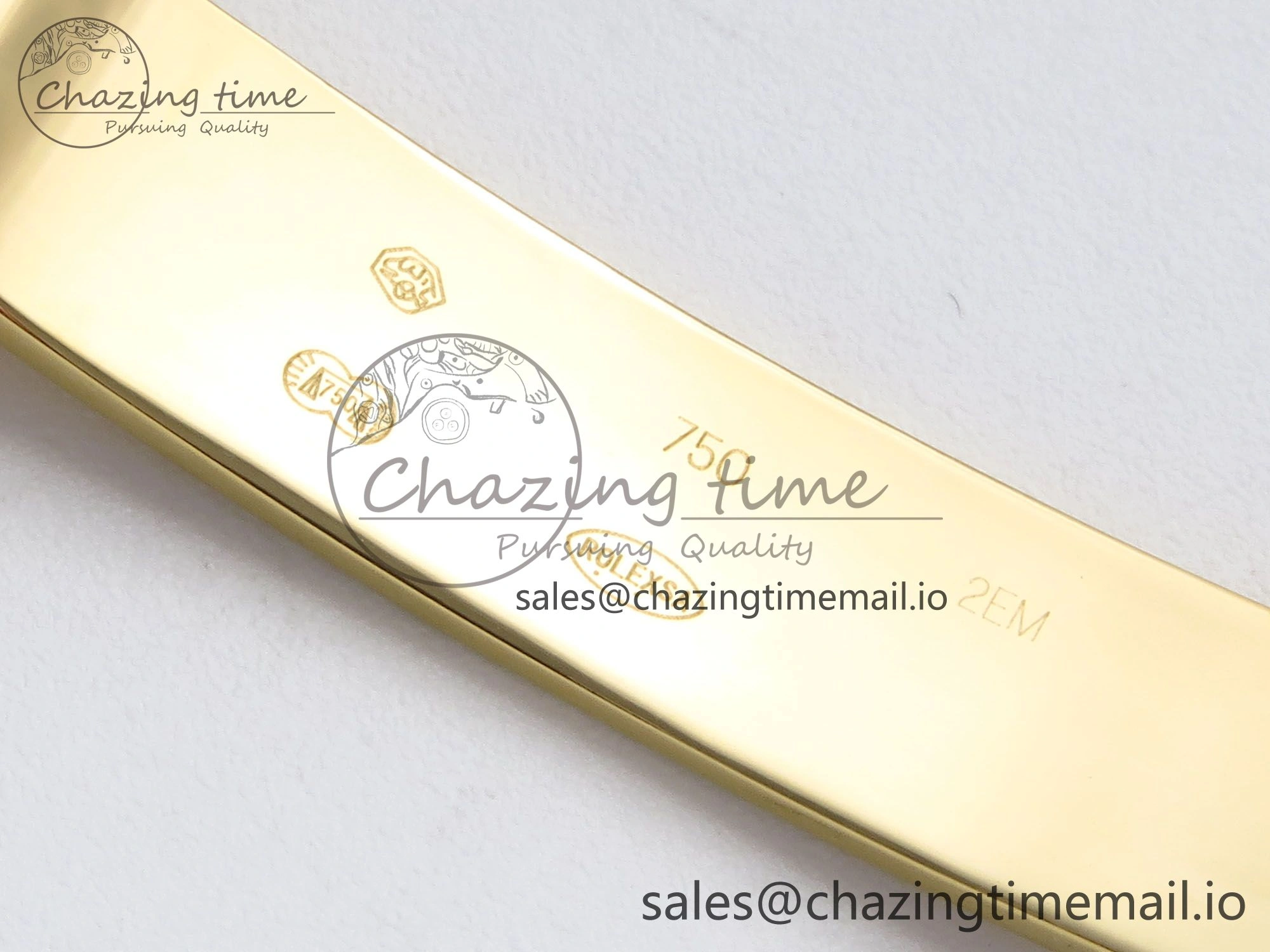 Day Date 128238 36mm YG KF 1:1 Best Edition Gold Roman Dial On President Bracelet A2836 (Gain Weight)