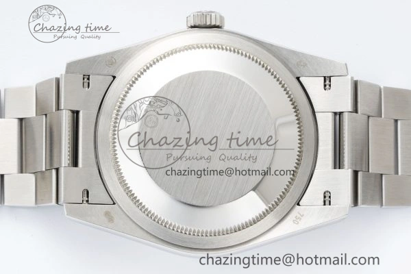 Day Date 36 JDF 1:1 Best Edition 904L Steel Ice Blue Dial Roman Markers on Bracelet A2836