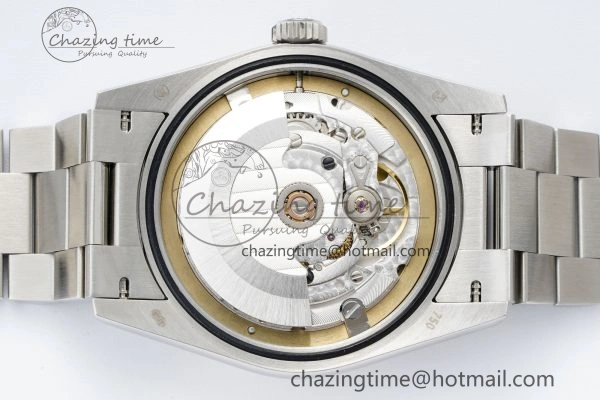Day Date 36 JDF 1:1 Best Edition 904L Steel Ice Blue Dial Roman Markers on Bracelet A2836