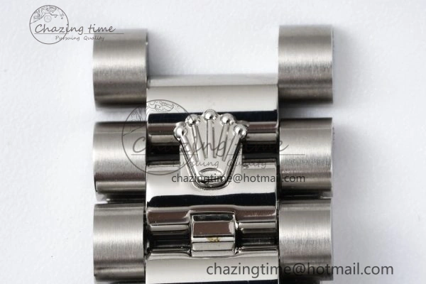 Day Date 36 JDF 1:1 Best Edition 904L Steel Ice Blue Dial Roman Markers on Bracelet A2836