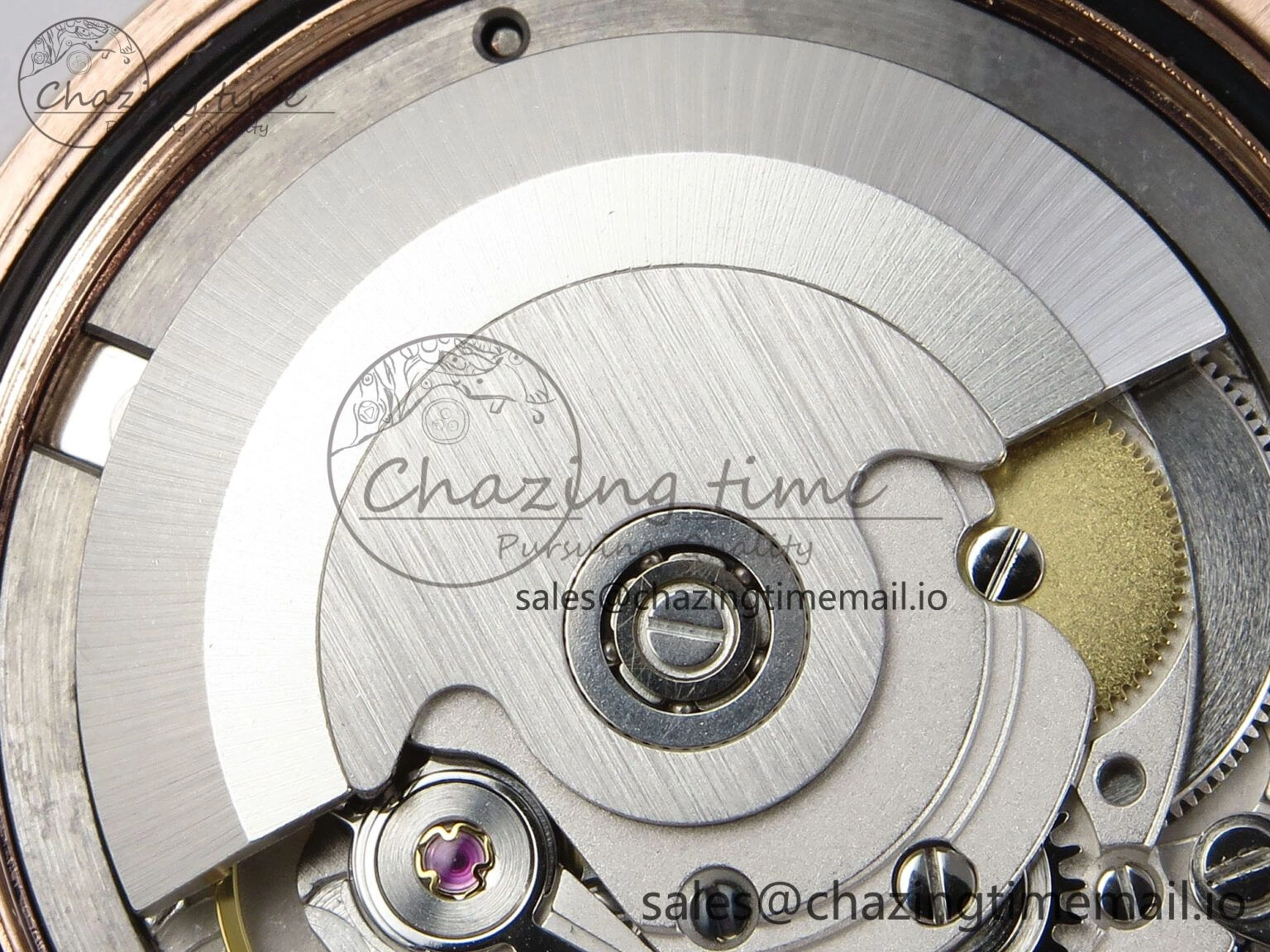 Day Date 36 RG 128235 KF 1:1 Best Edition RG Dial on President Bracelet A2836 (Gain Weight)