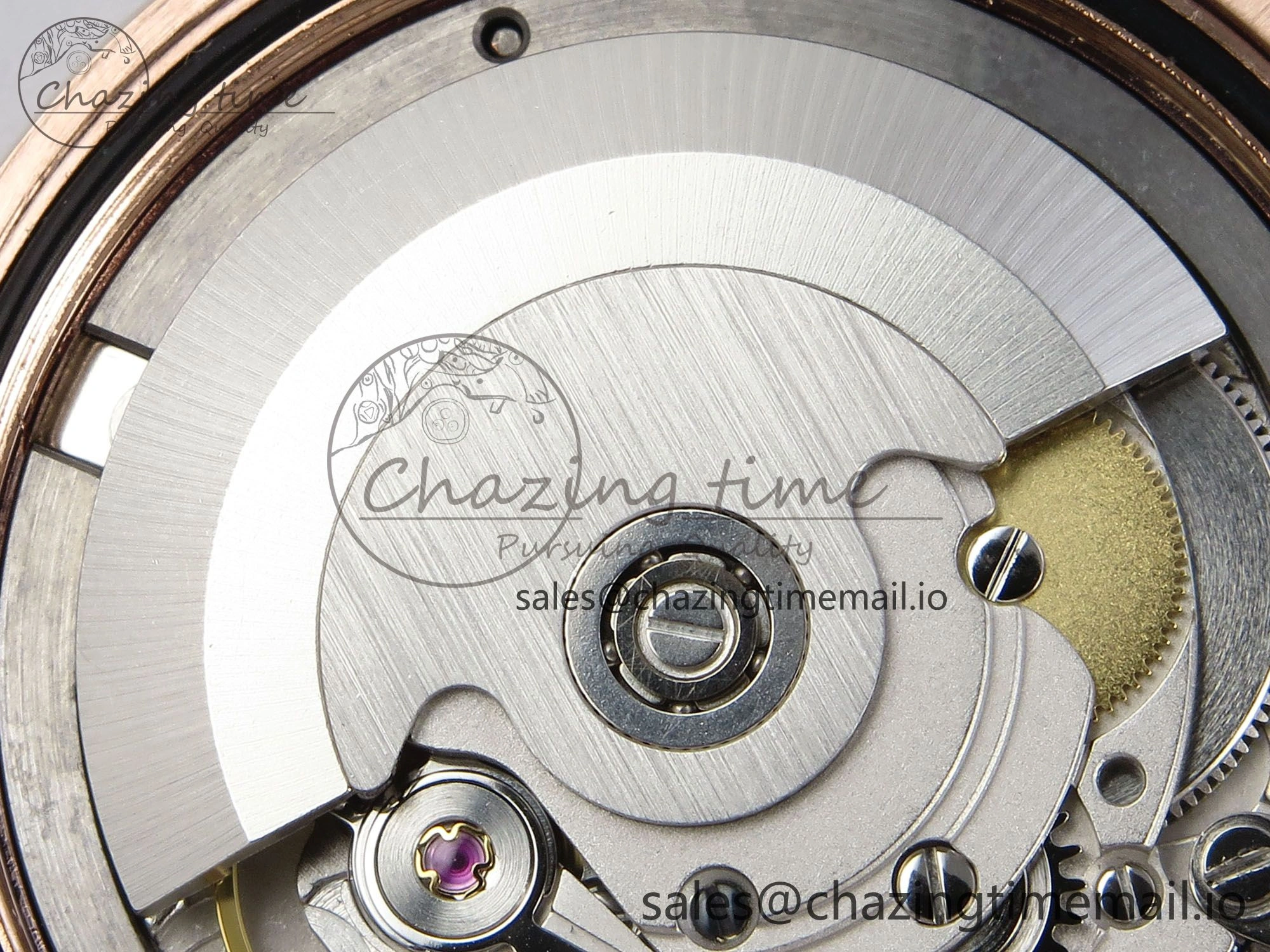 Day Date 36 RG 128235 KF 1:1 Best Edition RG Dial on President Bracelet A2836 (Gain Weight)