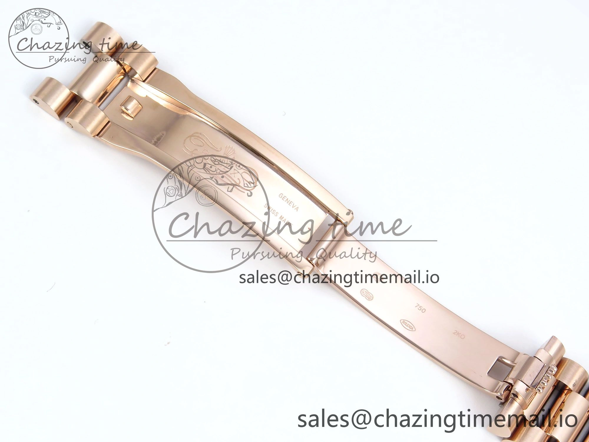 Day Date 36 RG 128235 KF 1:1 Best Edition RG Dial on President Bracelet A2836 (Gain Weight)