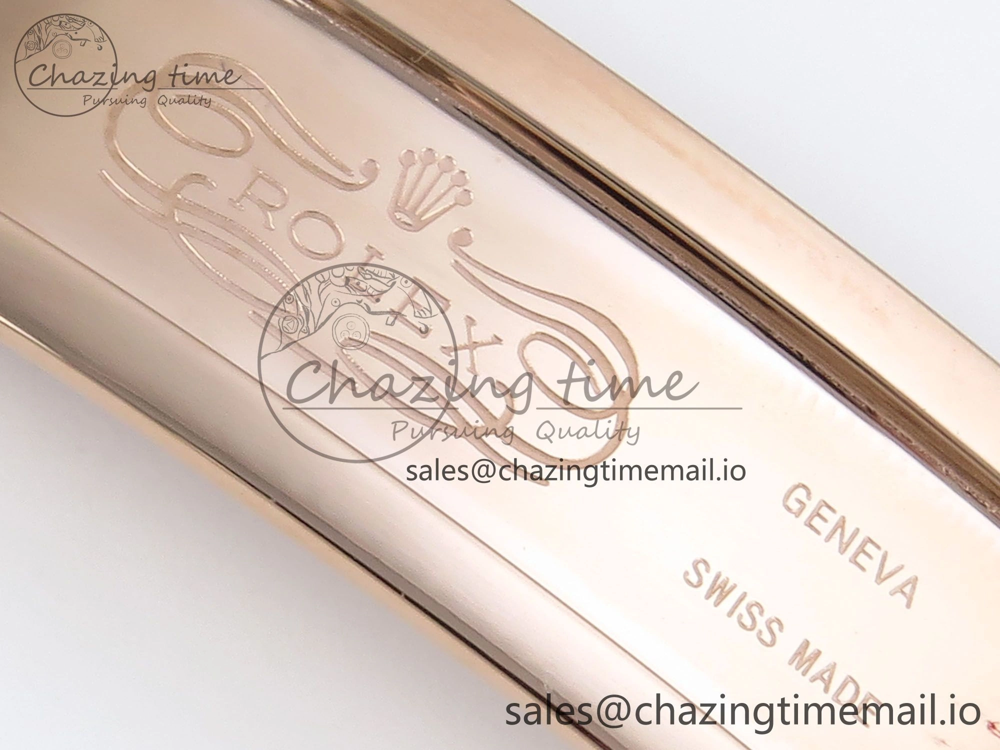 Day Date 36 RG 128235 KF 1:1 Best Edition RG Dial on President Bracelet A2836 (Gain Weight)