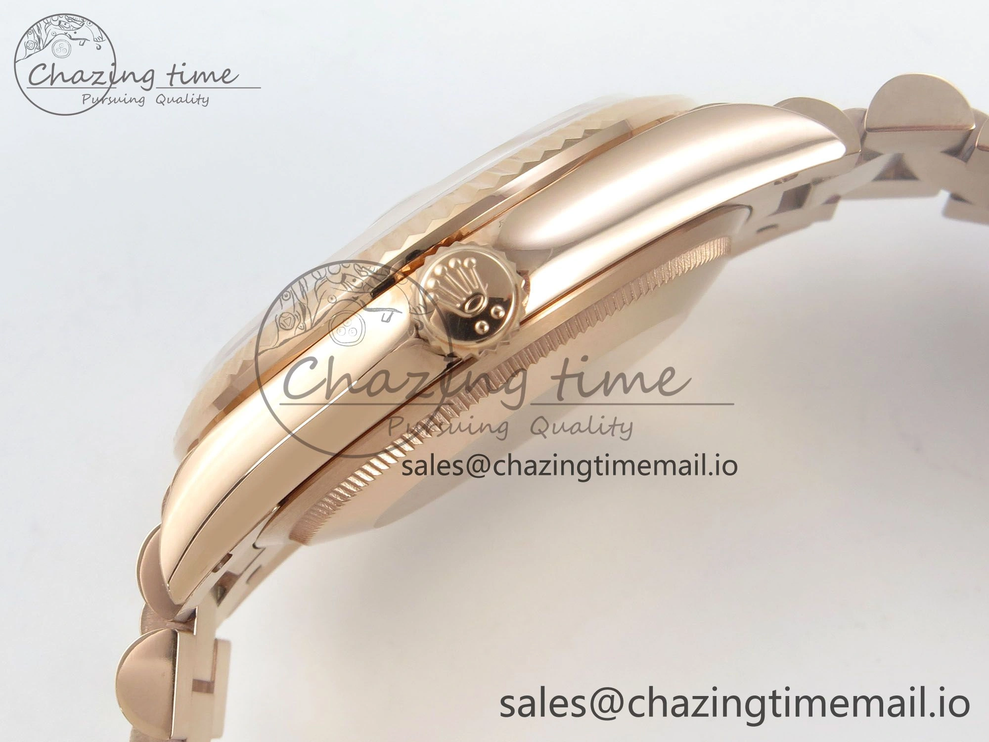 Day Date 36 RG 128235 KF 1:1 Best Edition Silver Crystal Dial on President Bracelet A2836 (Gain Weight)
