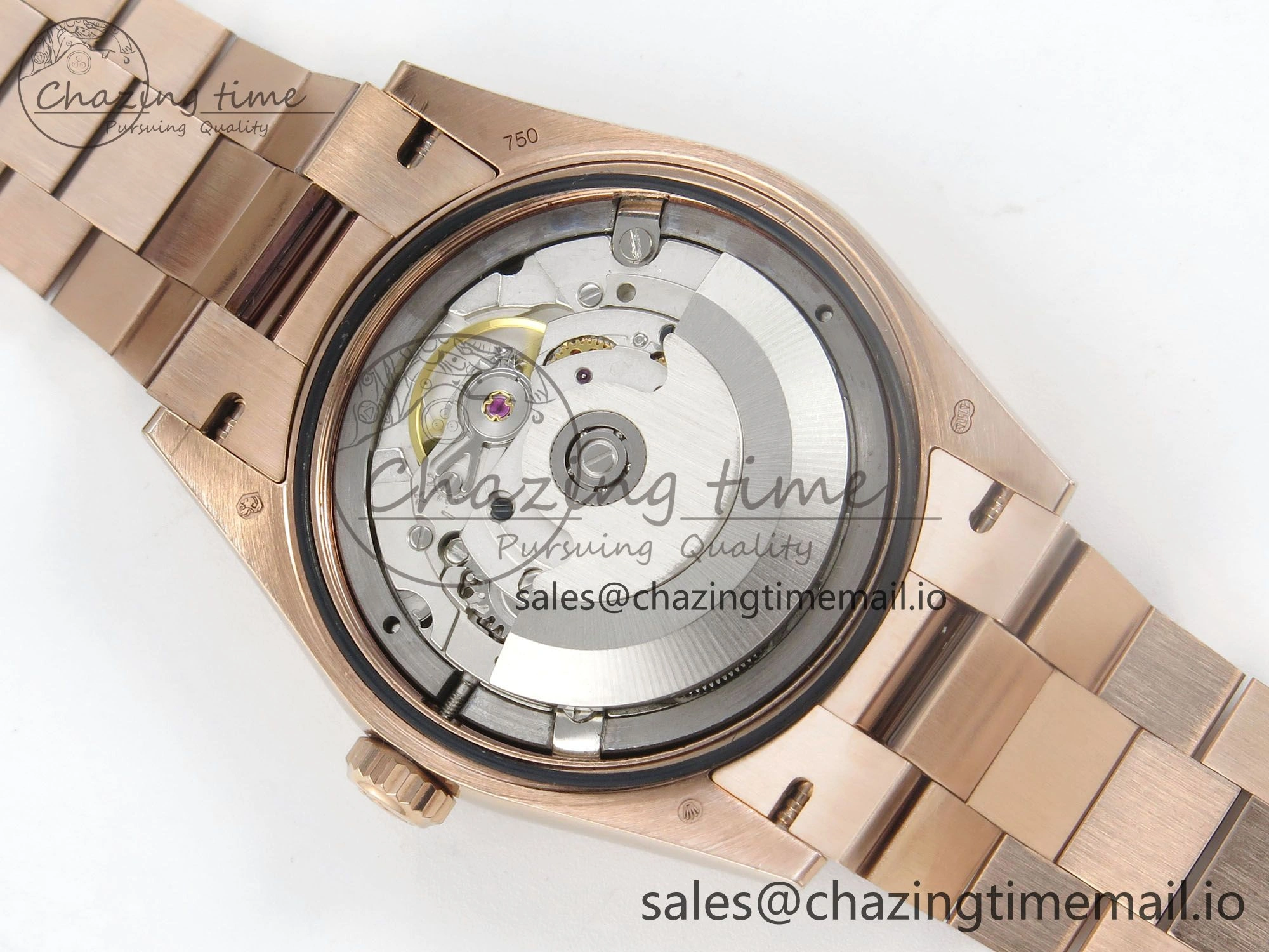 Day Date 36 RG 128235 KF 1:1 Best Edition Silver Crystal Dial on President Bracelet A2836 (Gain Weight)