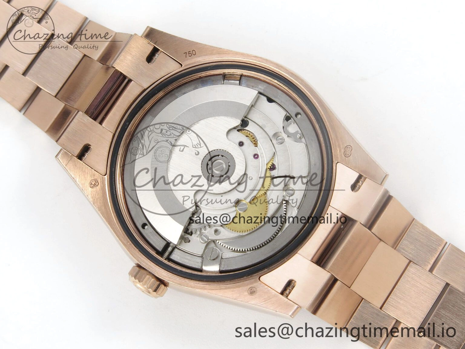 Day Date 36 RG 128235 KF 1:1 Best Edition Silver Crystal Dial on President Bracelet A2836 (Gain Weight)