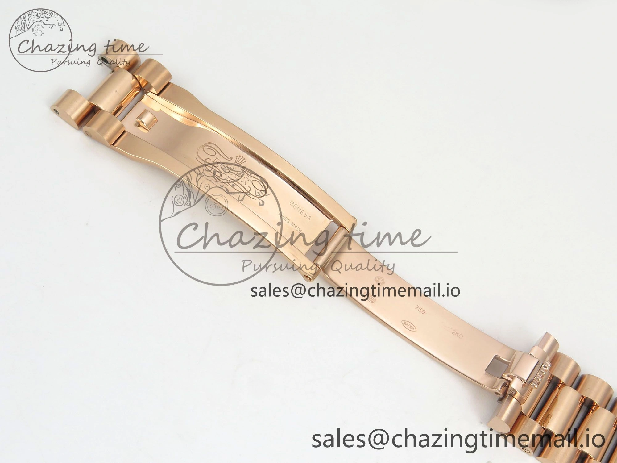 Day Date 36 RG 128235 KF 1:1 Best Edition Silver Crystal Dial on President Bracelet A2836 (Gain Weight)