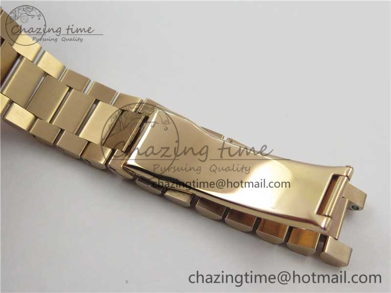 Day-Date 36 RG 128239 Bp Maker Best Edition Brown Dial Crystral Markers on RG President Bracelet