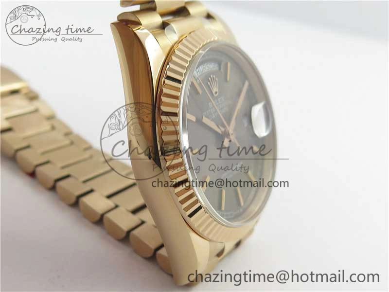 Day-Date 36 RG 128239 Bp Maker Best Edition Gray Dial on RG President Bracelet