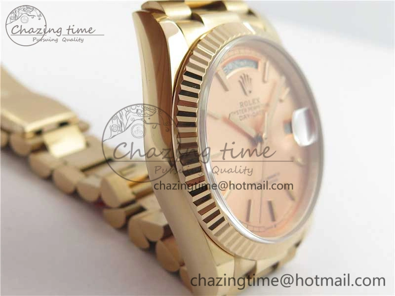 Day-Date 36 RG 128239 Bp Maker Best Edition Pink Dial on RG President Bracelet