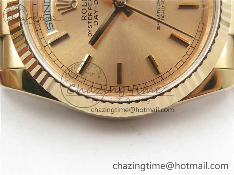 Day-Date 36 RG 128239 Bp Maker Best Edition Pink Dial on RG President Bracelet