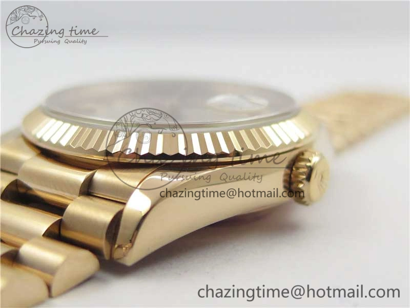 Day-Date 36 RG 128239 Bp Maker Best Edition Silver Dial on RG President Bracelet