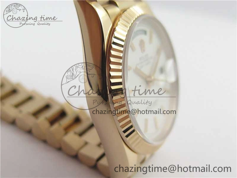 Day-Date 36 RG 128239 Bp Maker Best Edition White Dial on RG President Bracelet