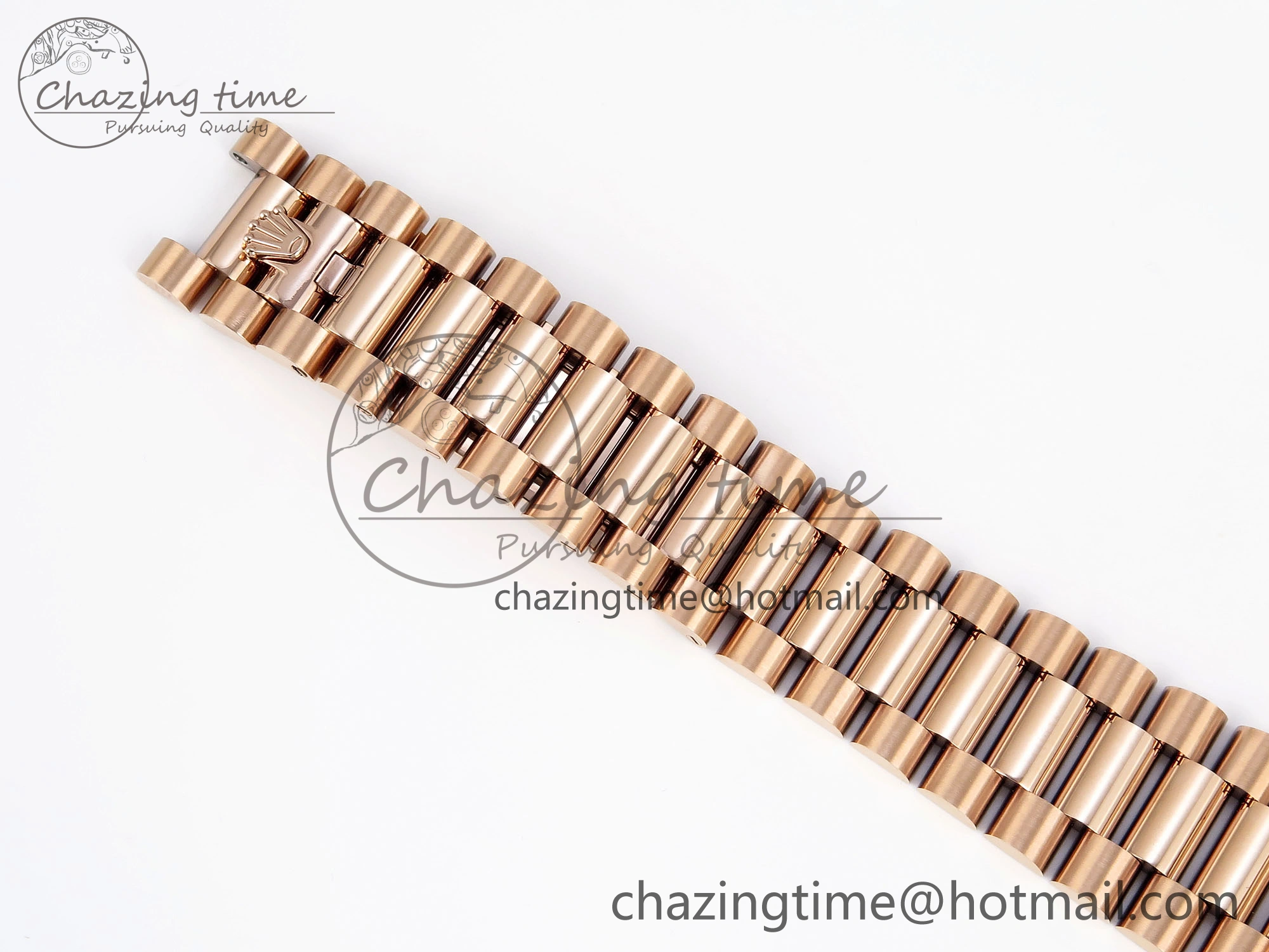 Day Date 36 RG RAF 1:1 Best Edition Green Stone Dial Diamonds Bezel on RG Bracelet A2836