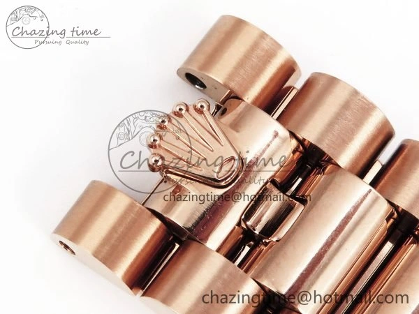 Day Date 36 RG TWSF Best Edition Diamonds Dial Diamonds Bezel on RG Bracelet A2836