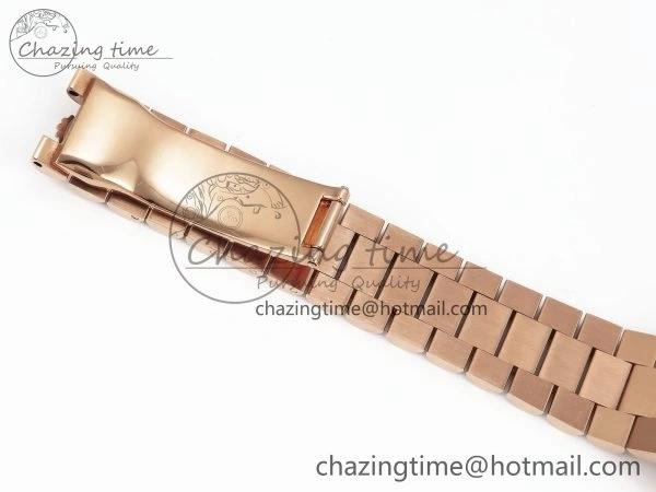 Day Date 36 RG TWSF Best Edition Diamonds Dial Diamonds Bezel on RG Bracelet A2836