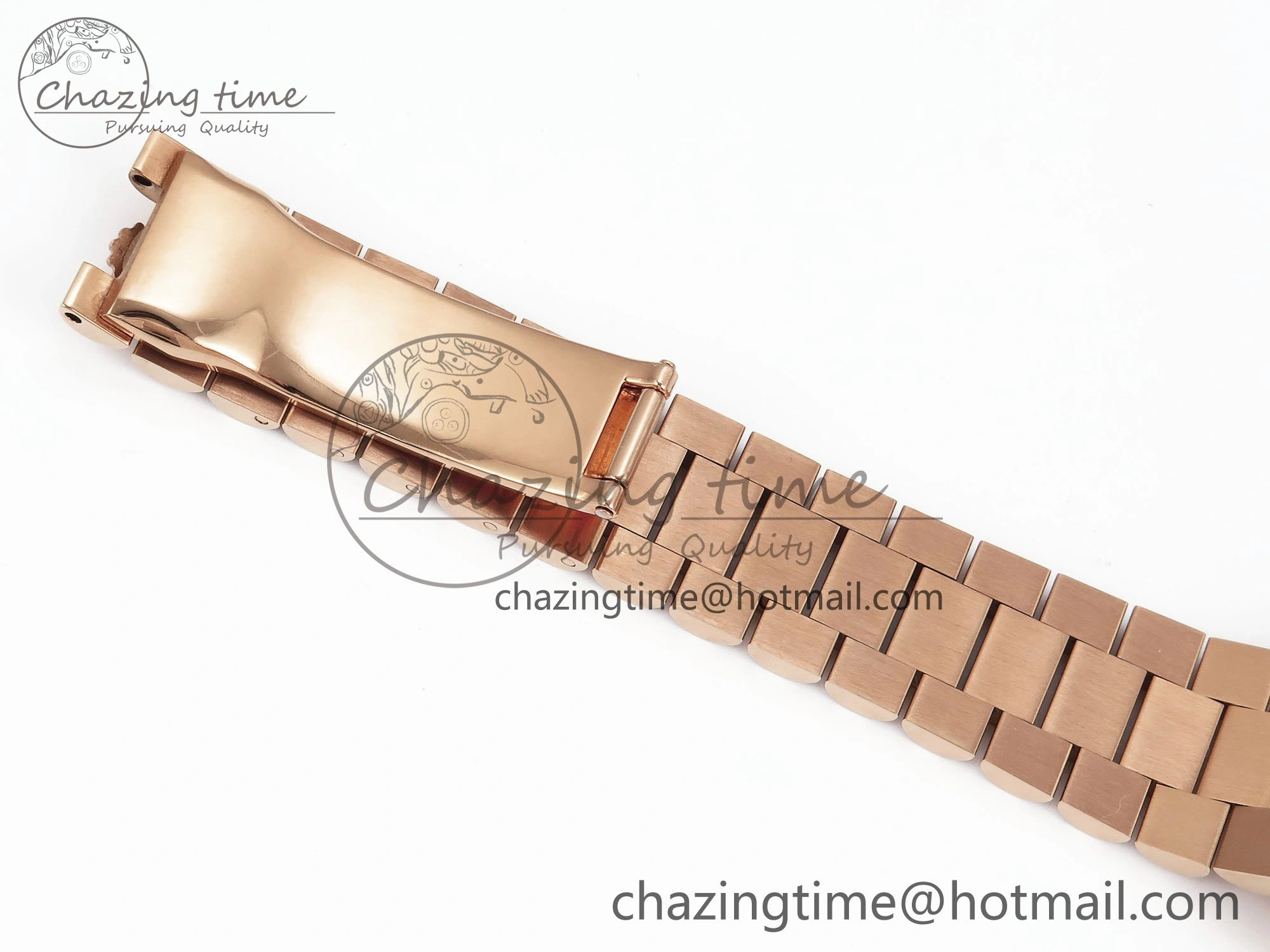 Day Date 36 RG TWSF Best Edition Diamonds Dial Diamonds Bezel on RG Bracelet A2836