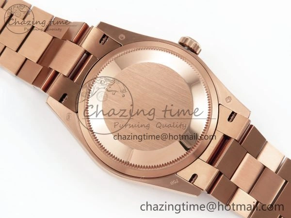 Day Date 36 RG TWSF Best Edition Diamonds Dial Diamonds Bezel on RG Bracelet A2836