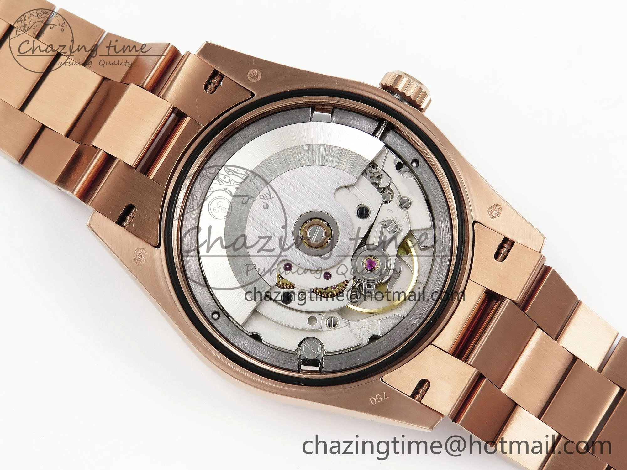 Day Date 36 RG TWSF Best Edition Diamonds Dial Diamonds Bezel on RG Bracelet A2836