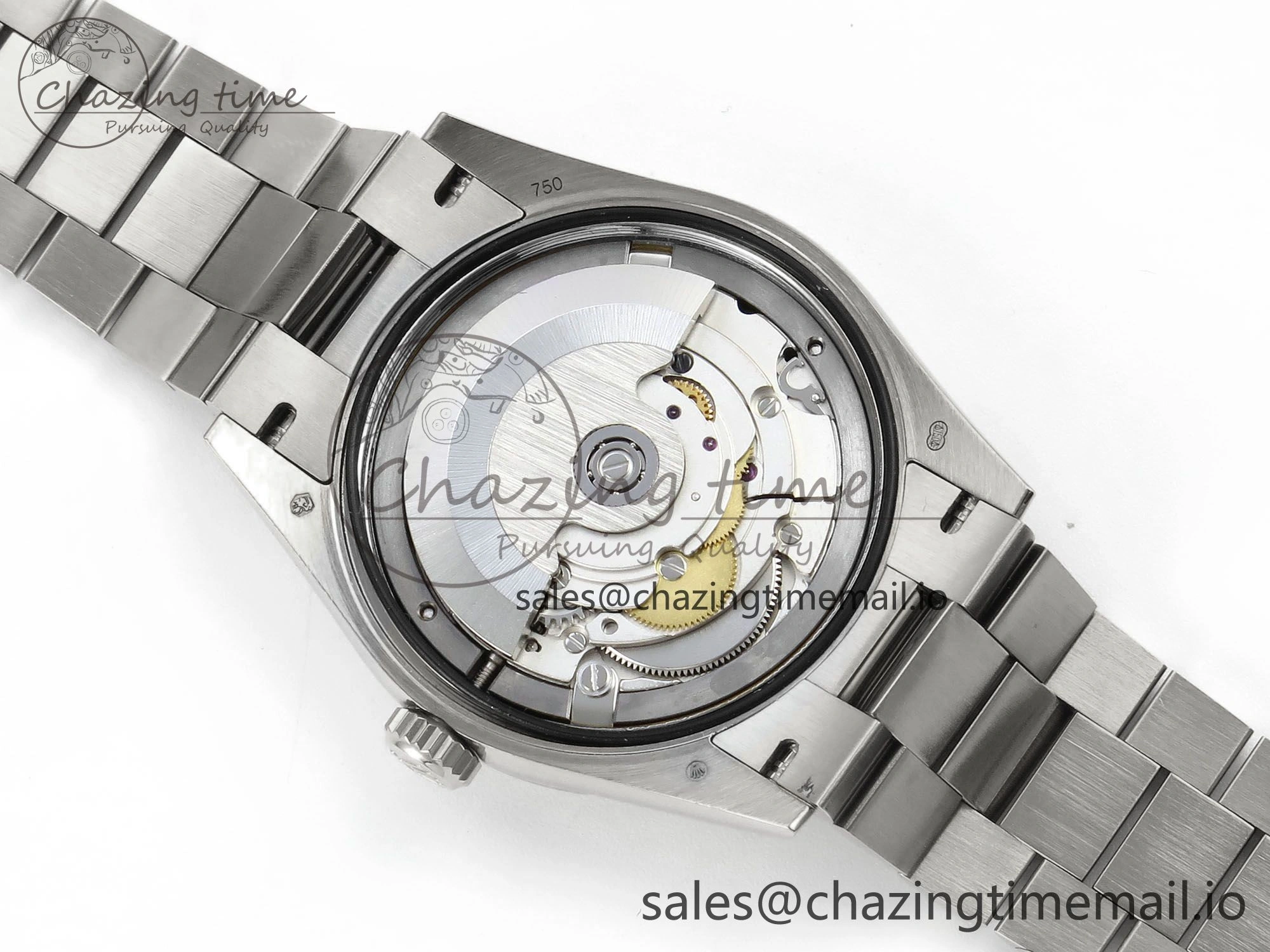 Day Date 36 SS 128236 KF 1:1 Best Edition White Roman Dial on President Bracelet A2836 (Gain Weight)