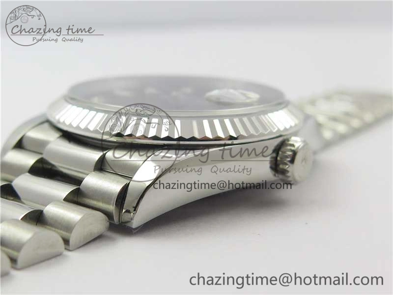 Day-Date 36 SS 128239 Bp Maker Best Edition Black Dial Crystral Markers on President Bracelet