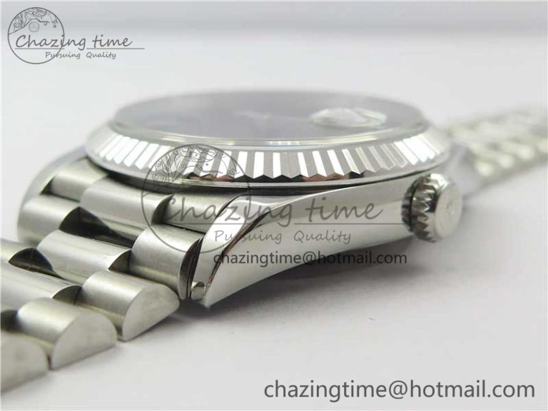 Day-Date 36 SS 128239 Bp Maker Best Edition Black Dial on President Bracelet