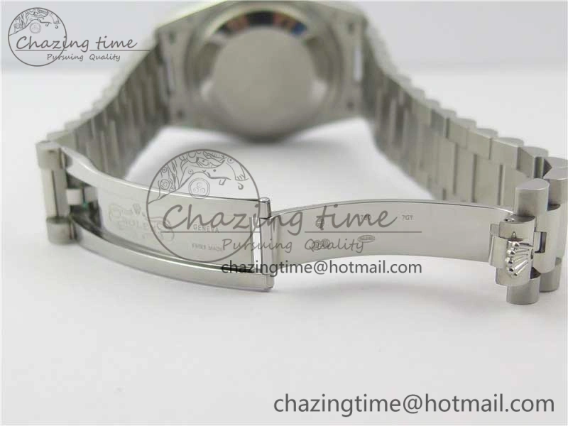 Day-Date 36 SS 128239 Bp Maker Best Edition Blue Dial on President Bracelet