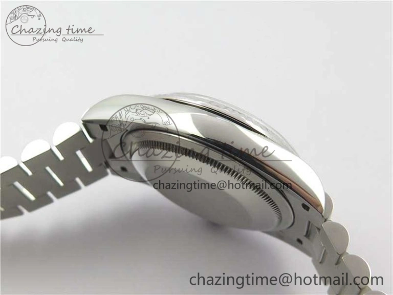 Day-Date 36 SS 128239 Bp Maker Best Edition Brown Dial Crystral Markers on President Bracelet