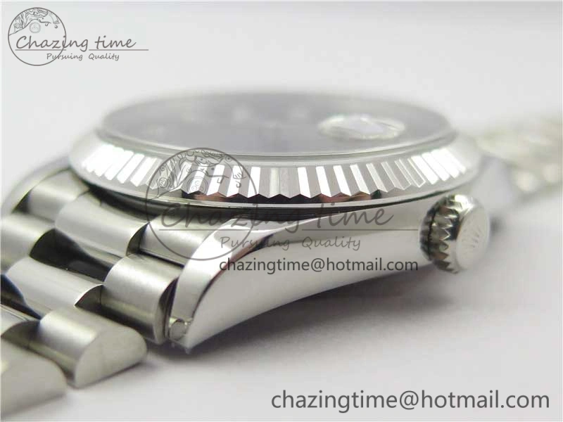 Day-Date 36 SS 128239 Bp Maker Best Edition Brown Dial Crystral Markers on President Bracelet