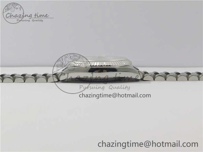 Day-Date 36 SS 128239 Bp Maker Best Edition Brown Dial Crystral Markers on President Bracelet