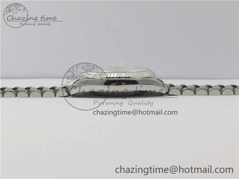 Day-Date 36 SS 128239 Bp Maker Best Edition Brown Dial Crystral Markers on President Bracelet