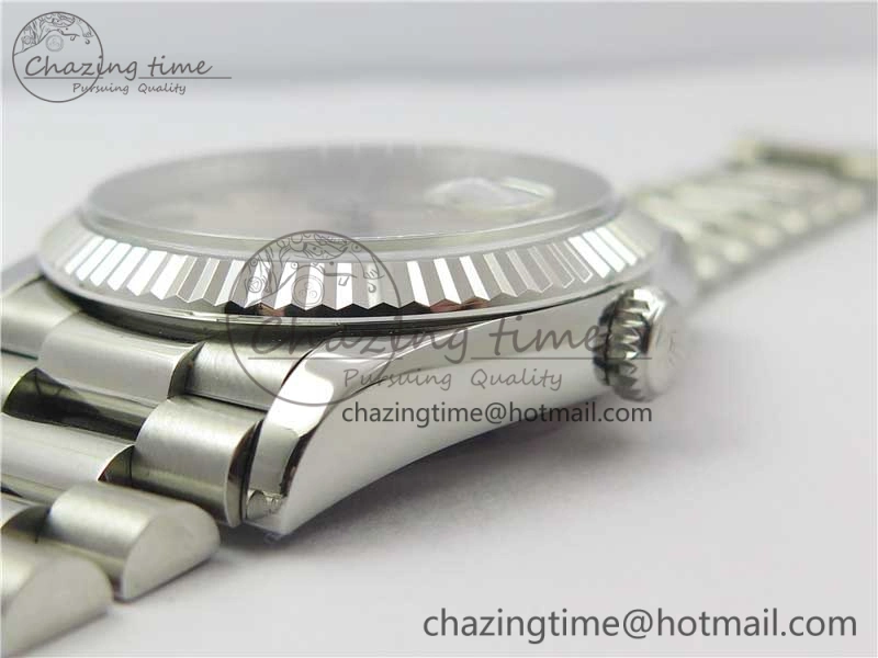 Day-Date 36 SS 128239 Bp Maker Best Edition Silver Dial on President Bracelet