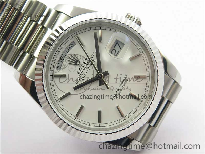 Day-Date 36 SS 128239 Bp Maker Best Edition White Dial on President Bracelet