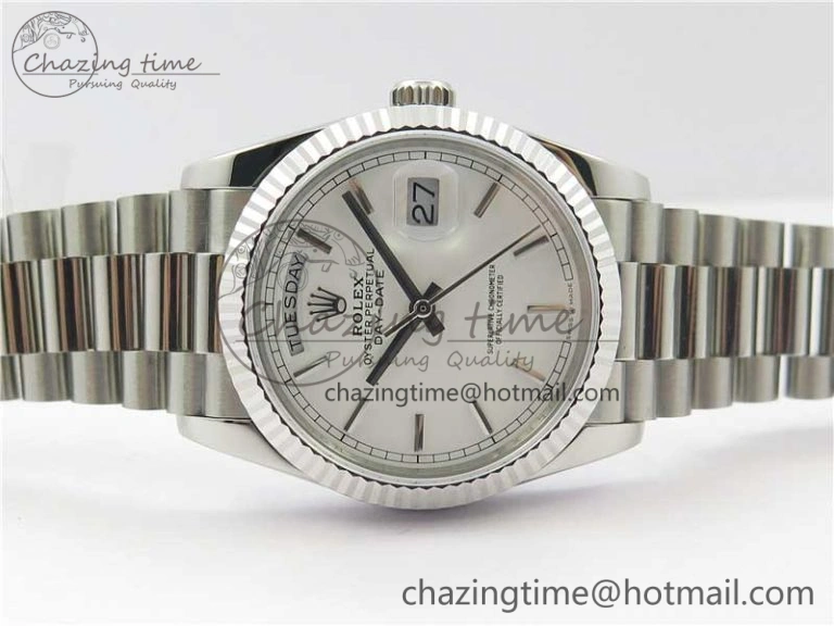Day-Date 36 SS 128239 Bp Maker Best Edition White Dial on President Bracelet