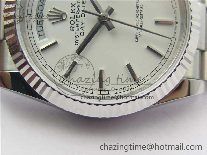 Day-Date 36 SS 128239 Bp Maker Best Edition White Dial on President Bracelet