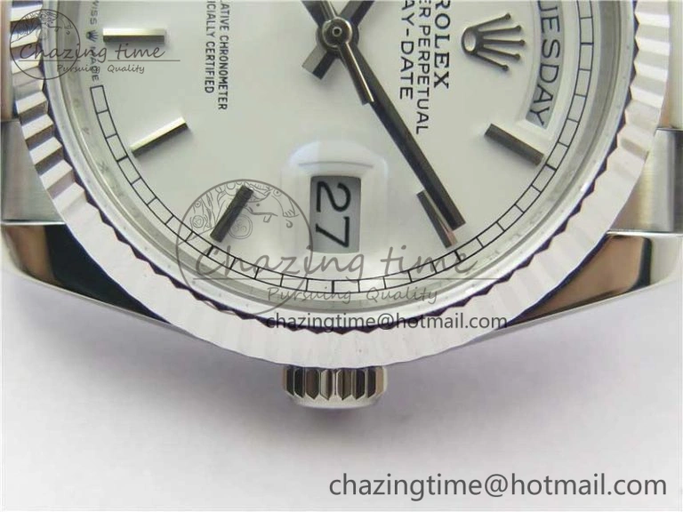 Day-Date 36 SS 128239 Bp Maker Best Edition White Dial on President Bracelet