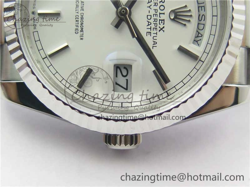 Day-Date 36 SS 128239 Bp Maker Best Edition White Dial on President Bracelet