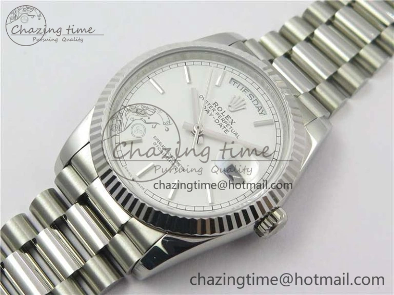 Day-Date 36 SS 128239 Bp Maker Best Edition White Dial on President Bracelet