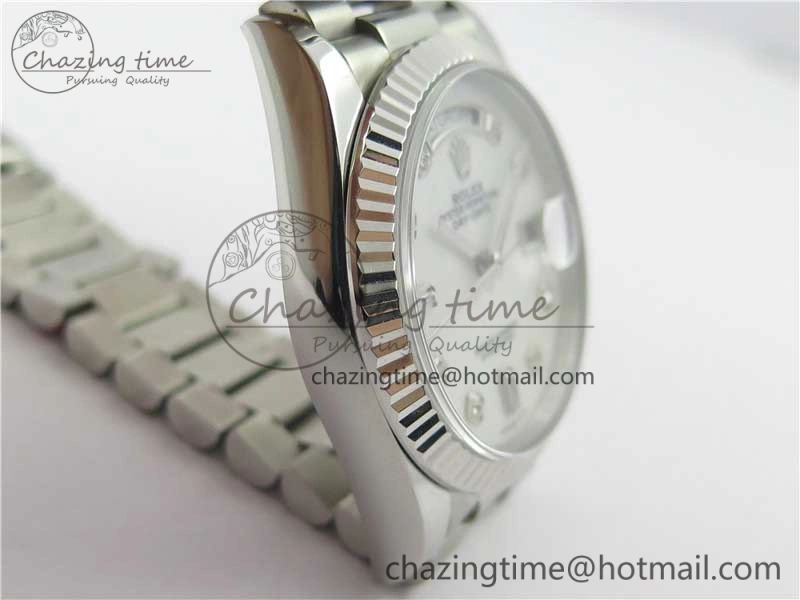 Day-Date 36 SS 128239 Bp Maker Best Edition White MOP Dial Crystral Markers on President Bracelet
