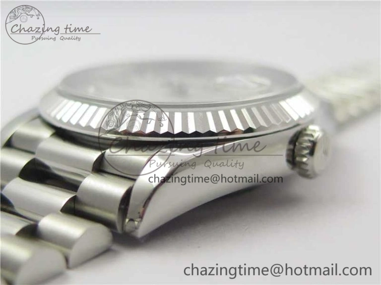 Day-Date 36 SS 128239 Bp Maker Best Edition White MOP Dial Crystral Markers on President Bracelet